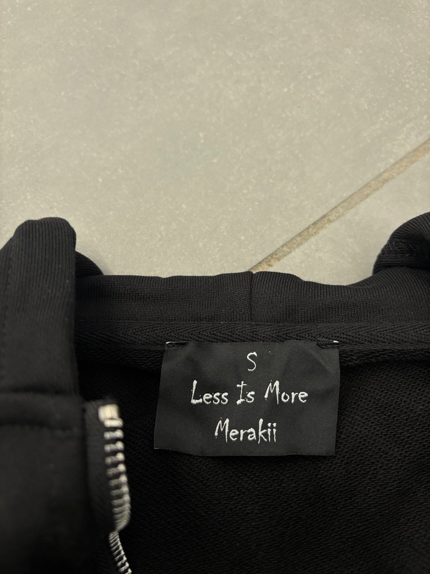 Less is More Zip up